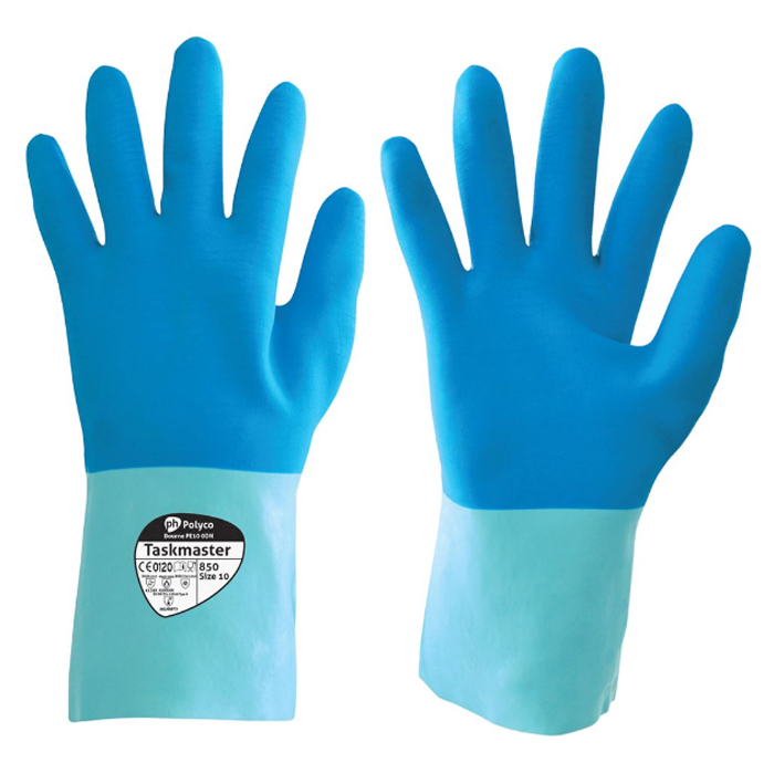 Polyco - Taskmaster - Natural Latex Gauntlet - 30cm - box of 48